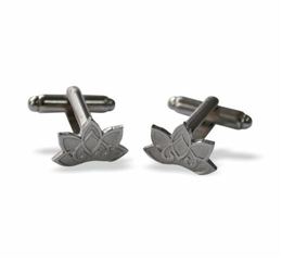 Boutons de manchette « Lotus »