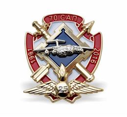 Insigne de poitrine 70 ans SAP