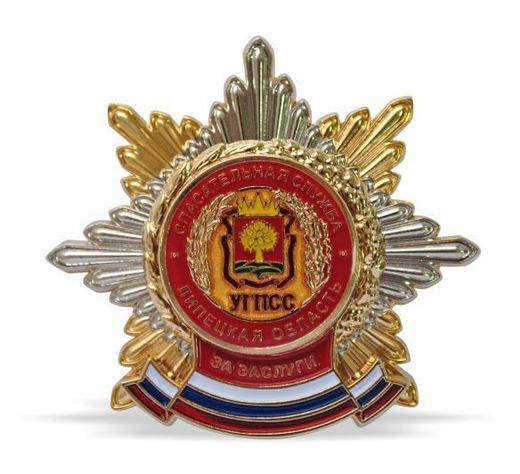 Insigne de poitrine Pour services rendus UGPSS oblast de Lipetsk 5