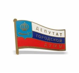Pin's Député de la Douma municipale