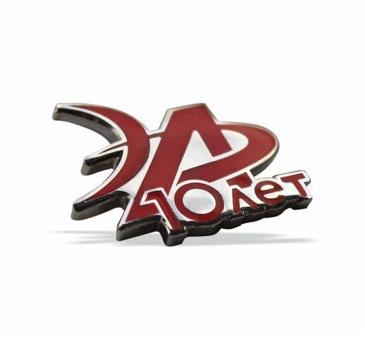 Anstecknadel „EL – 10 Jahre“ 2
