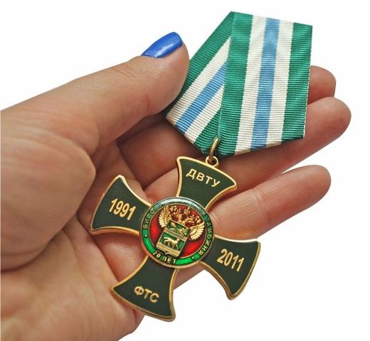 Insignia de pecho «20 años de la DVTU del FTS» 2
