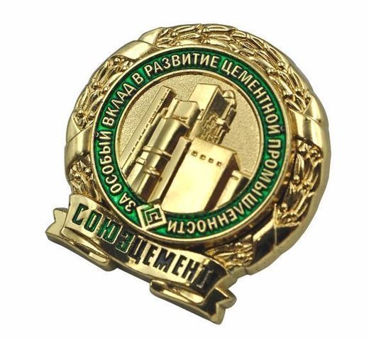 Brustabzeichen „Sojuzcement“ 2