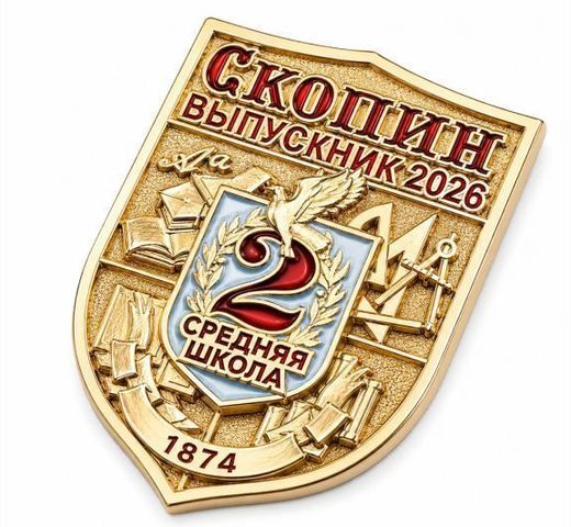 Insignia de pecho «Graduado de Skopin» 2