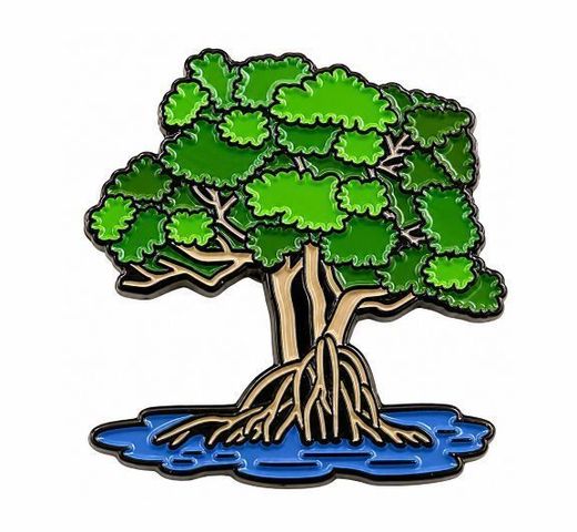 Anstecknadel „Mangrovenbaum“