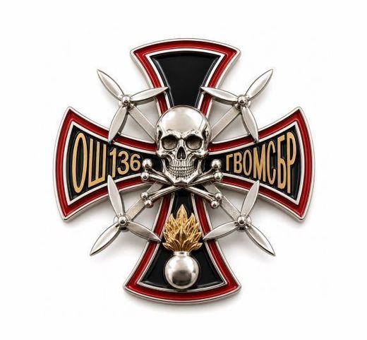 Insigne de poitrine « OSh 136 »